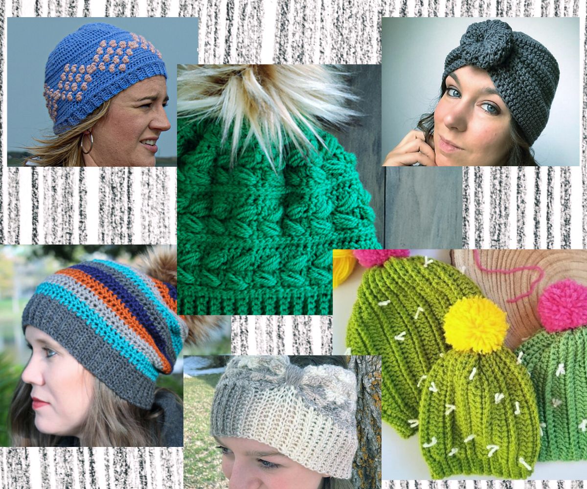 Crochet Beanies Perfect for Donating, DK Weight - Bliss This by Amber