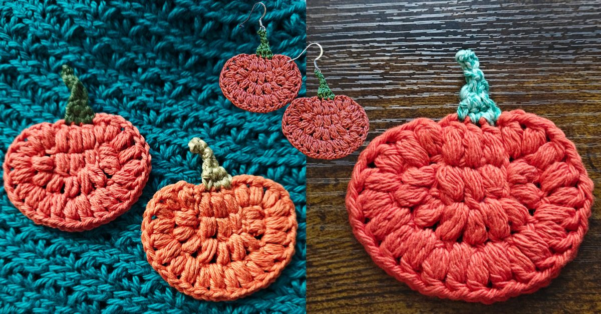 Bliss Patterns Free Stashbusting Crochet Puff Pumpkin Pattern - Bliss This by Amber